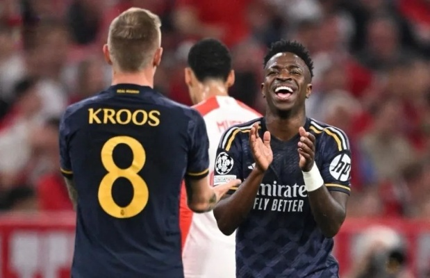 欧冠焦点战,维尼修斯双响凯恩破门,拜仁2-2皇马 欧冠焦点战,维尼修斯双响凯恩破门,拜仁2-2皇马